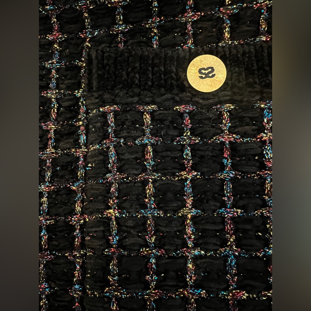 Sandro Vella Tweed Lurex Mini Skirt - Picture 8 of 8